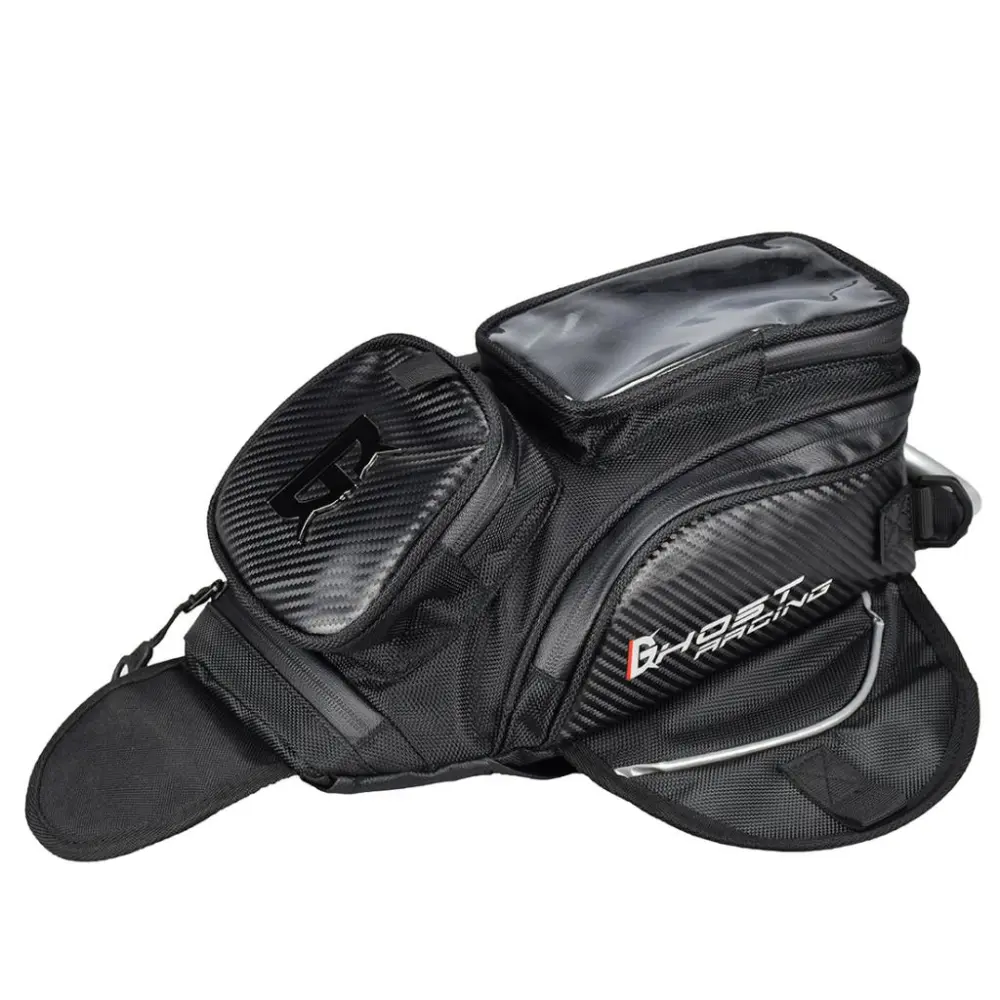 Motorcycle magnet touch dustproof shoulder bag