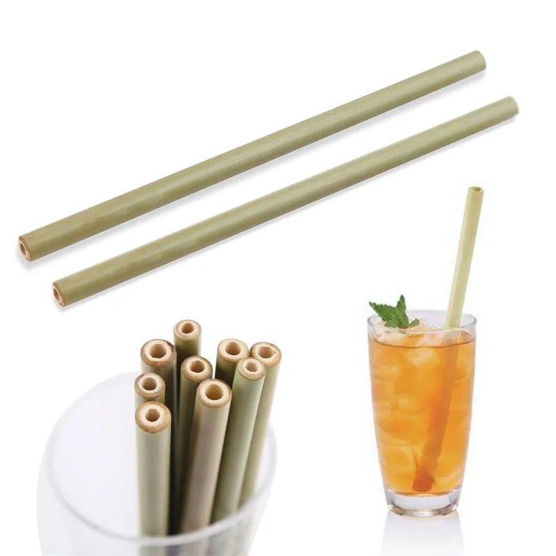 Wood Straws drinking straw For Party Home Supplies Wedding Biodegradable Bamboo 1PC Birthday Organic Tableware Festival