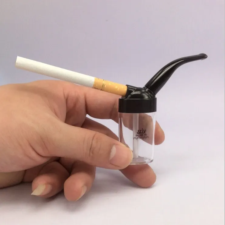 Circulating Mini Hookah Curved Pipe