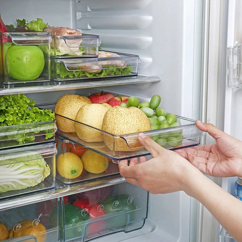 Refrigerator drawer storage box