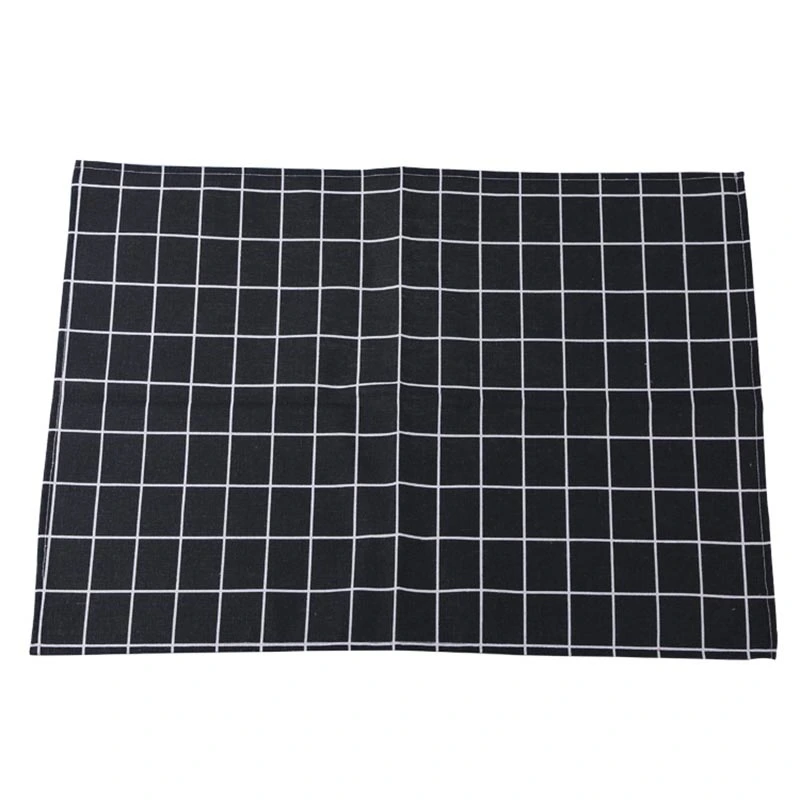 Plaid placemat tablecloth