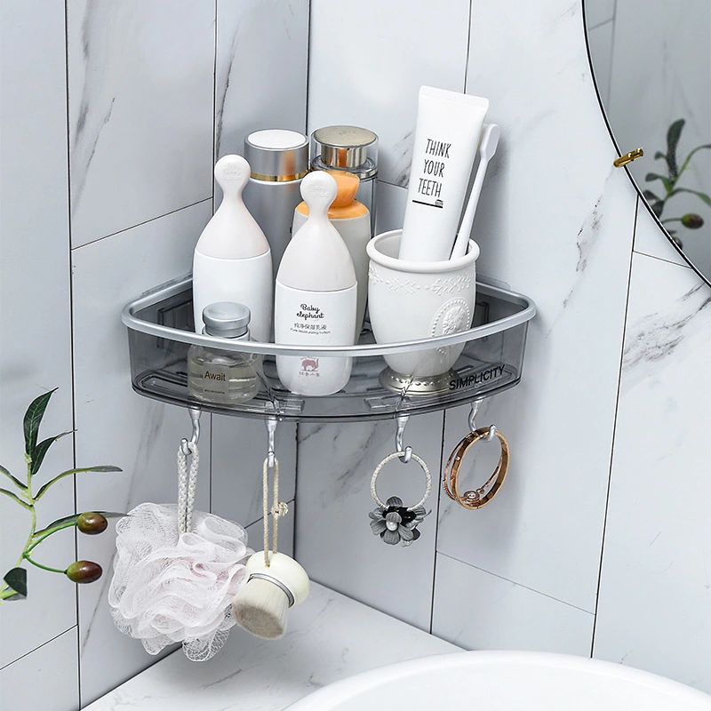 Wall-Mounted Bathroom Shelf Free Punching Toilet Storage Rack