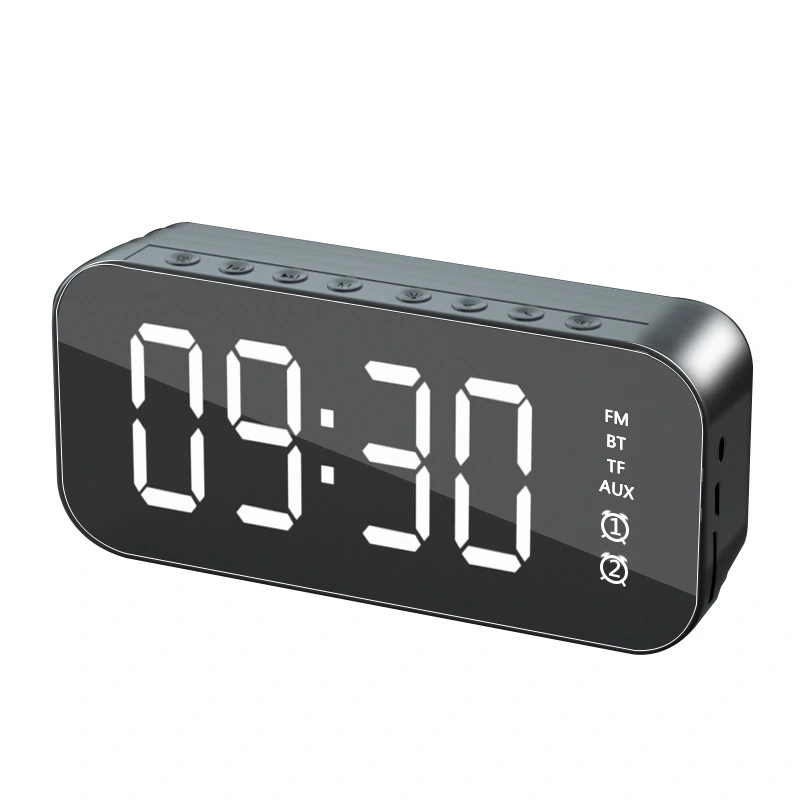 Mirror Bluetooth Audio Remote Control Alarm Clock