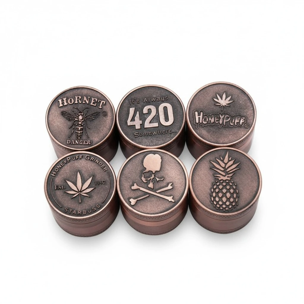 Red Copper Cigarette Grinder