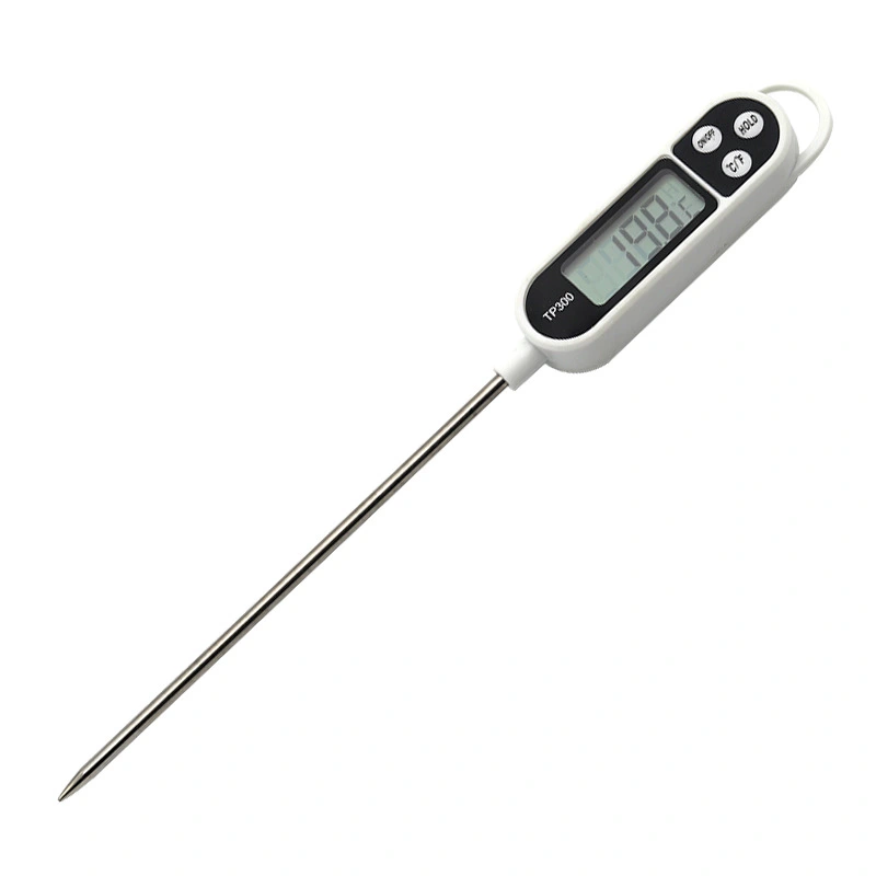 Kitchen food electronic digital barbecue thermometer stainless steel needle plug-in water temperature