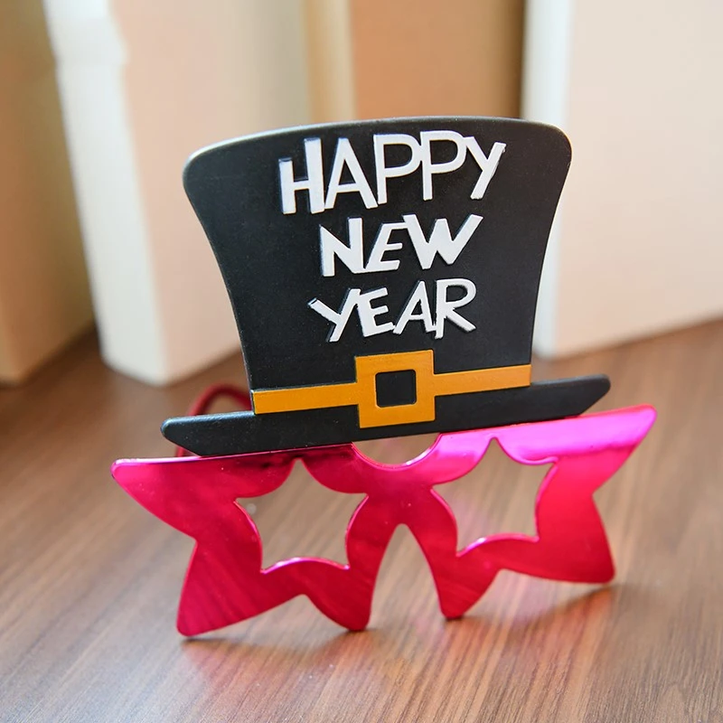 New Year's Eve glasses party funny glasses