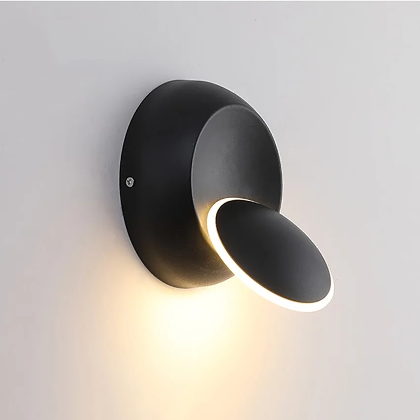 360 Degree Rotate Light Beam Adjustable Wall Lamp LED Wall Lights 