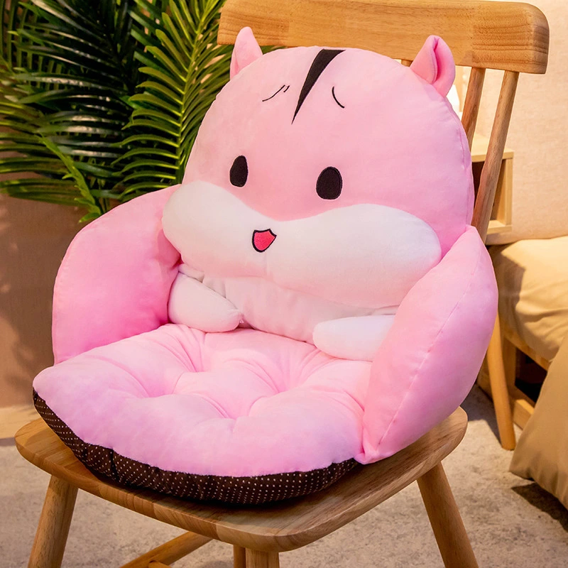 Cartoon hamster fruit full cushion