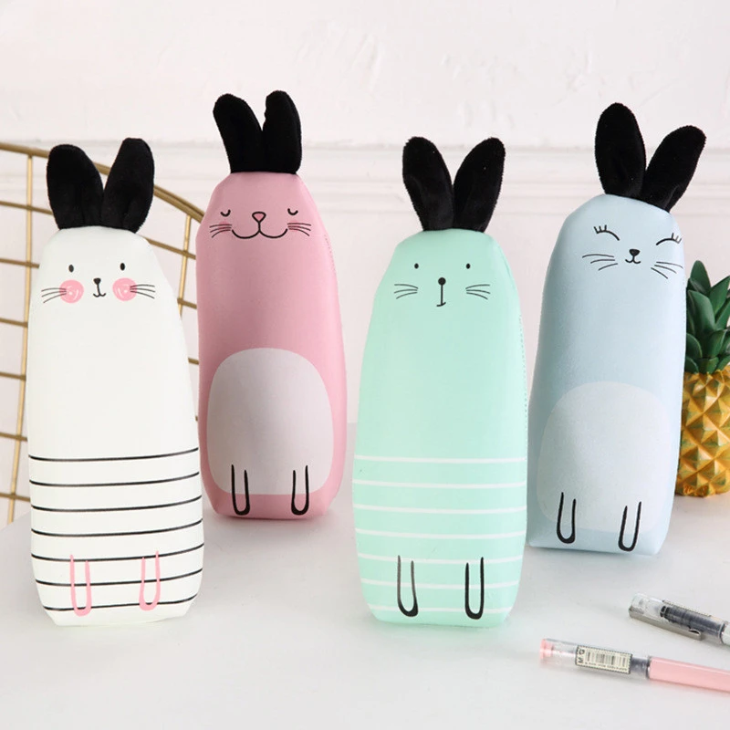 Cartoon cute cute rabbit pencil case