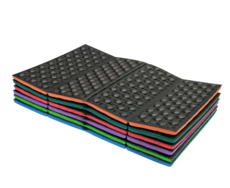 Four folding cushion portable light honeycomb XPE foam cushion single moisture-proof mini dirt-resistant mat