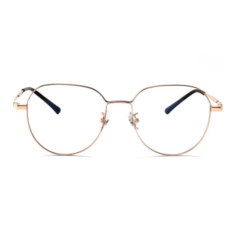 Retro round frame anti blue lens frame