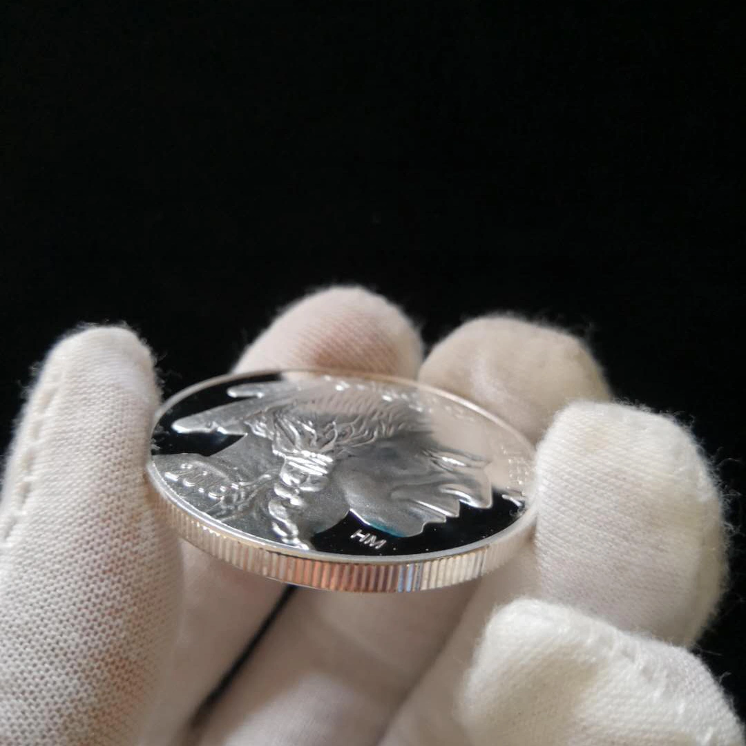 American Bull Coin Silver Coin Foreign Currency Medallion