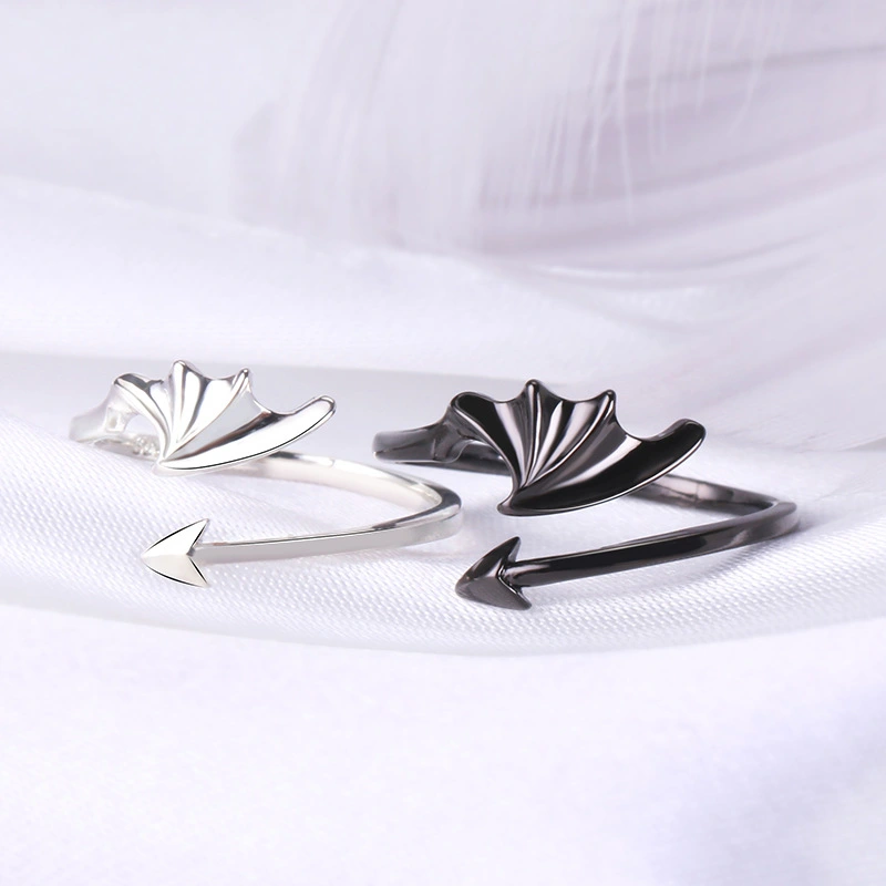 Angel demon ring
