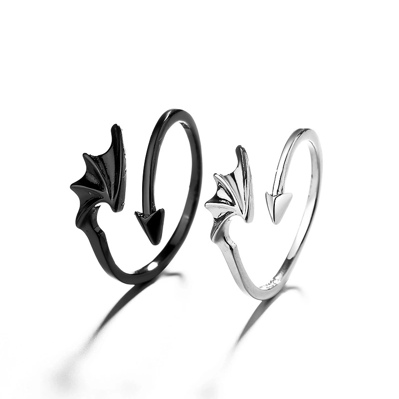 Angel demon ring