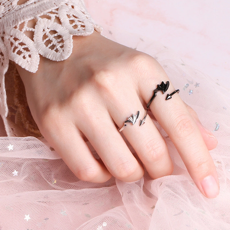 Angel demon ring