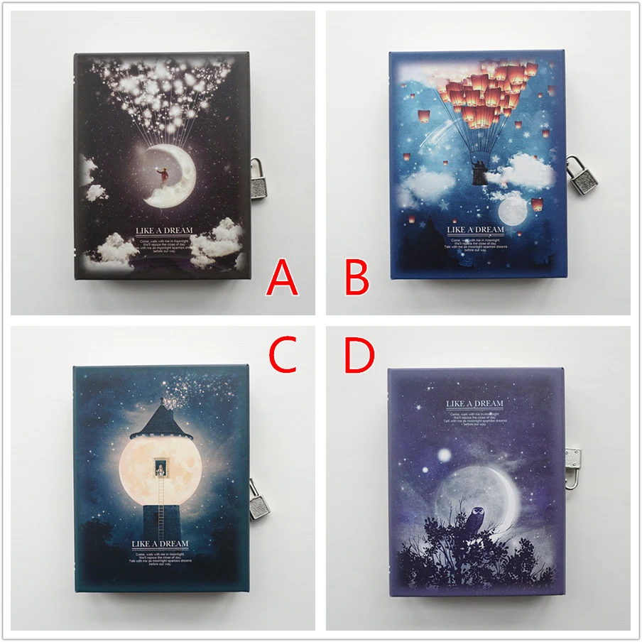 Moonlight Treasure Box Lock Book