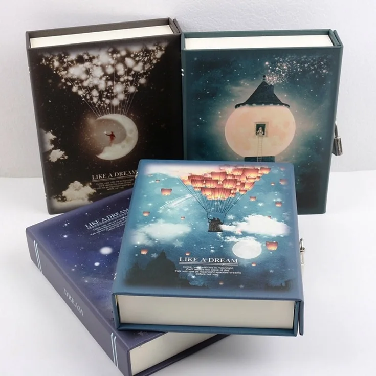 Moonlight Treasure Box Lock Book