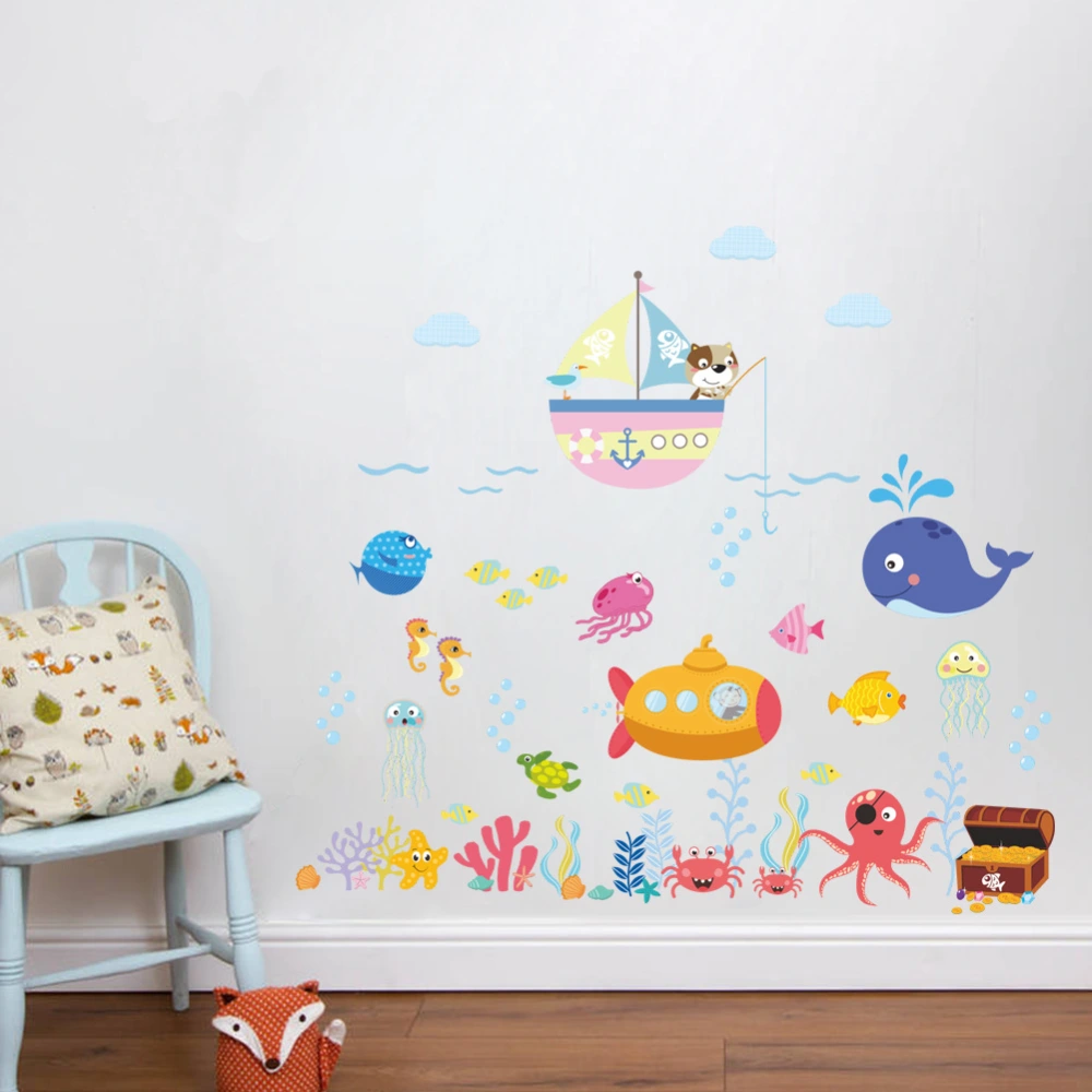 Kids Room Ocean Cartoon Wall Sticker