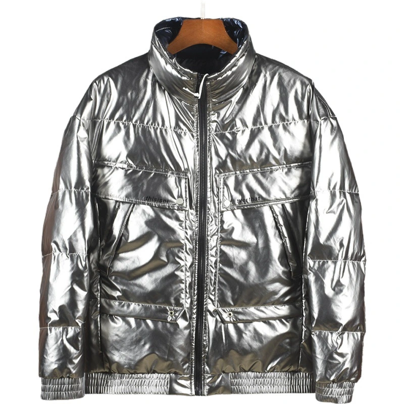 Short-sleeved youth stand-up collar coat