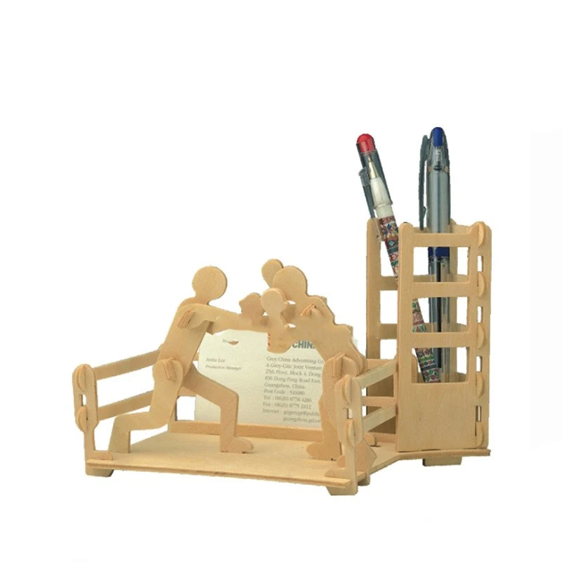 Wooden 3D three-dimensional puzzle