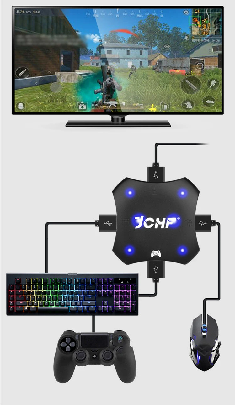 Gamepad keyboard and mouse converter throne eat chicken