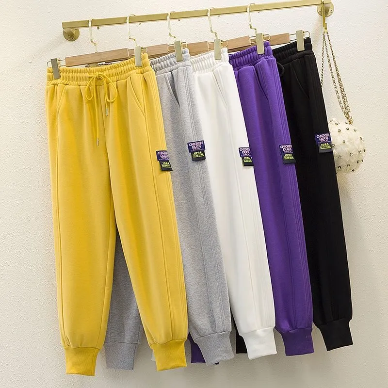 Fashion Loose High Waist Padded Harem Pants