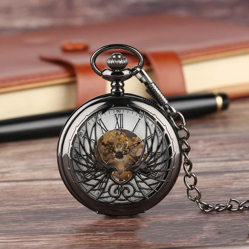 Love Roman hand Mechanical Pocket Watch