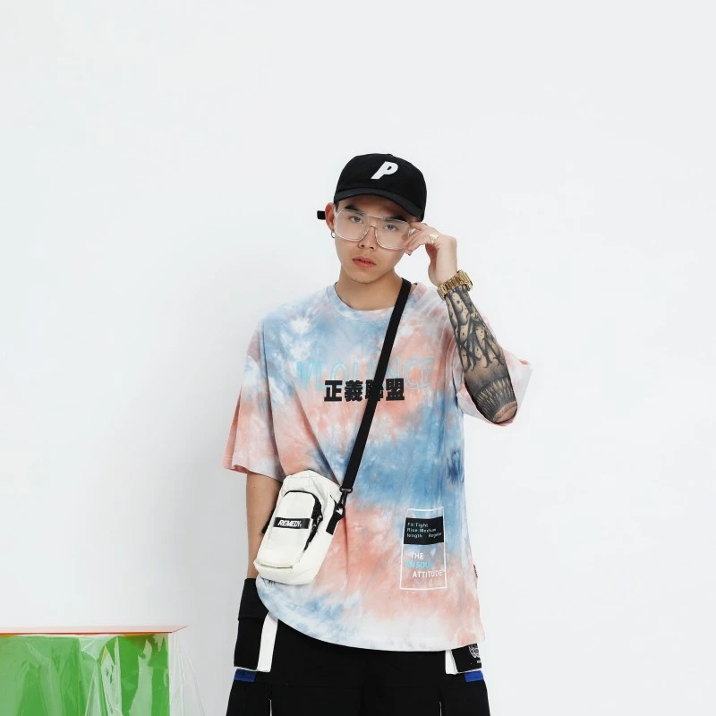 Cotton loose short-sleeved T-shirt