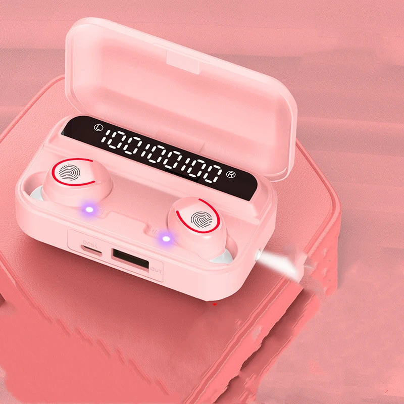 Touch Power Display Wireless Bluetooth Headset