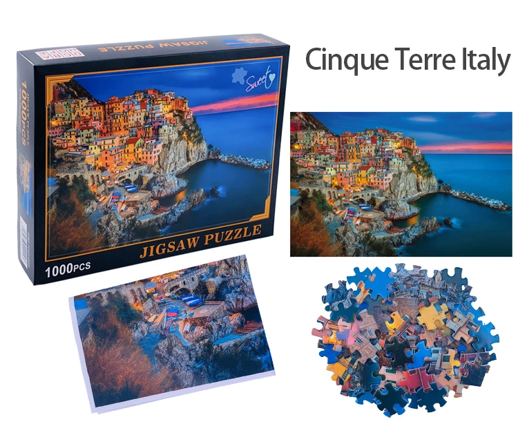 Five Places Puzzle, 1000 Pieces for Adults and Children