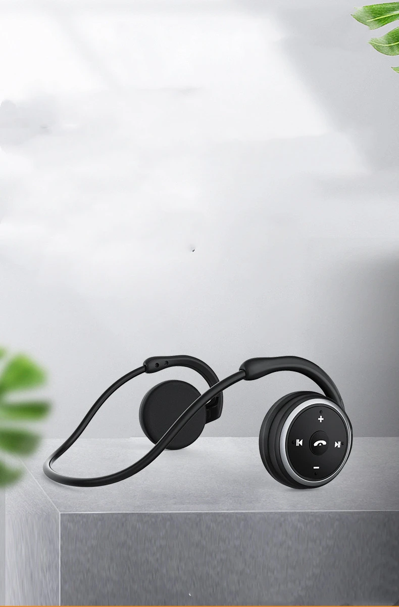 Wireless Sports Bluetooth Headset Binaural Running Hanging Ear