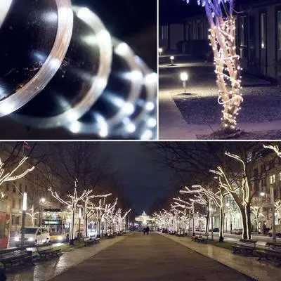 Rainbow tube decorative light string