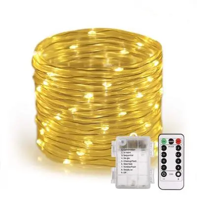 Rainbow tube decorative light string