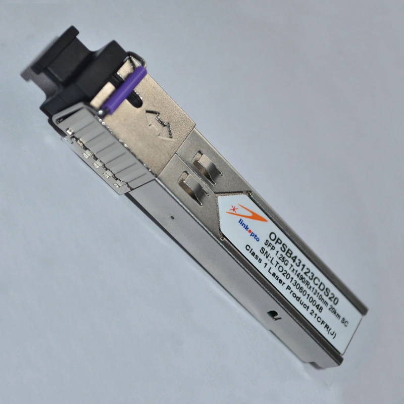 Single mode single fiber SC SFP TX1490/RX1310 optical module 20 km