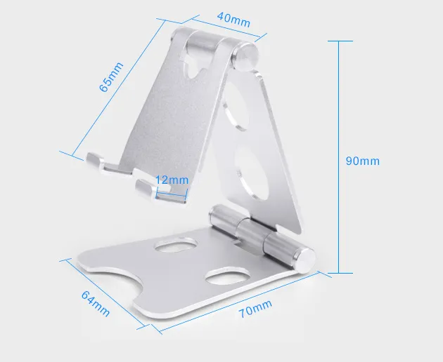 Folding mini mobile phone bracket bed bracket portable tablet bracket