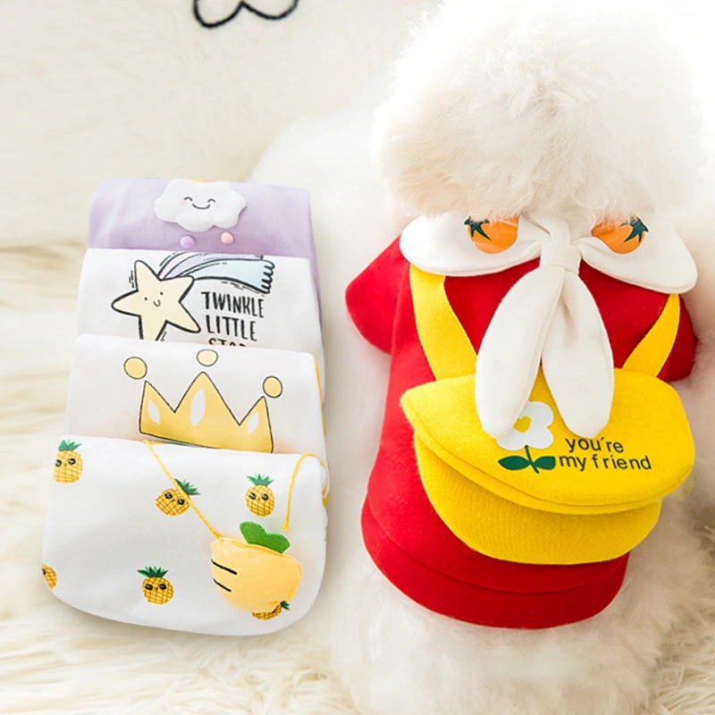 Fashion Cute Cartoon Pet Autumn And Winter Clothes