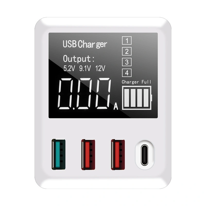 30W multi usb four port charger