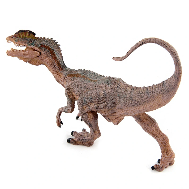 Simulation Of Static Plastic Solid Dinosaur With Jurassic Model