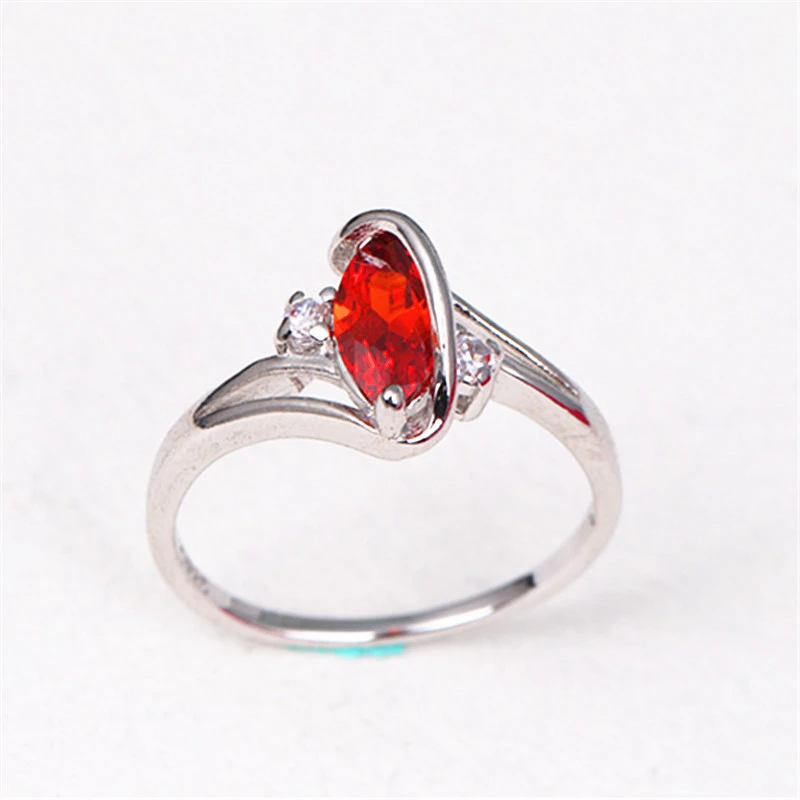 Oval Cubic Zirconia Fashion Ring