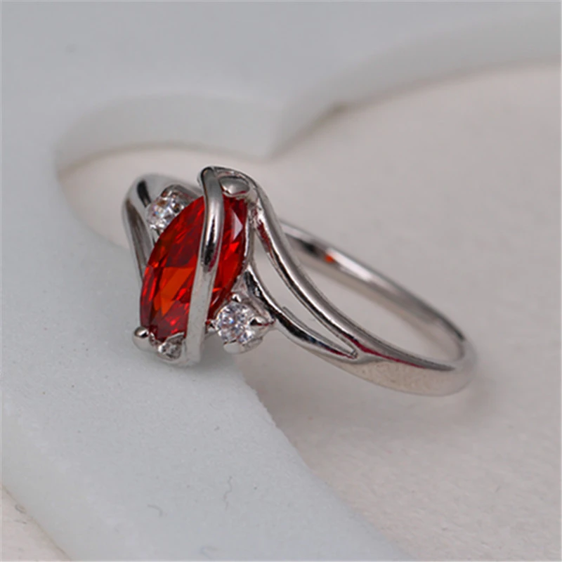Oval Cubic Zirconia Fashion Ring