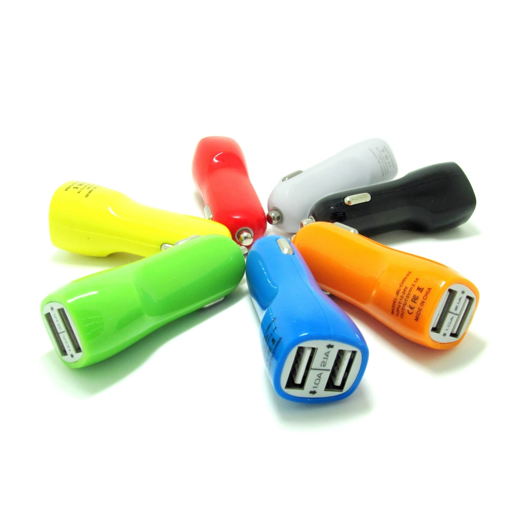 Duckbill car filled with double USB2.1A car charging smart phone charger, car charger, USB charger