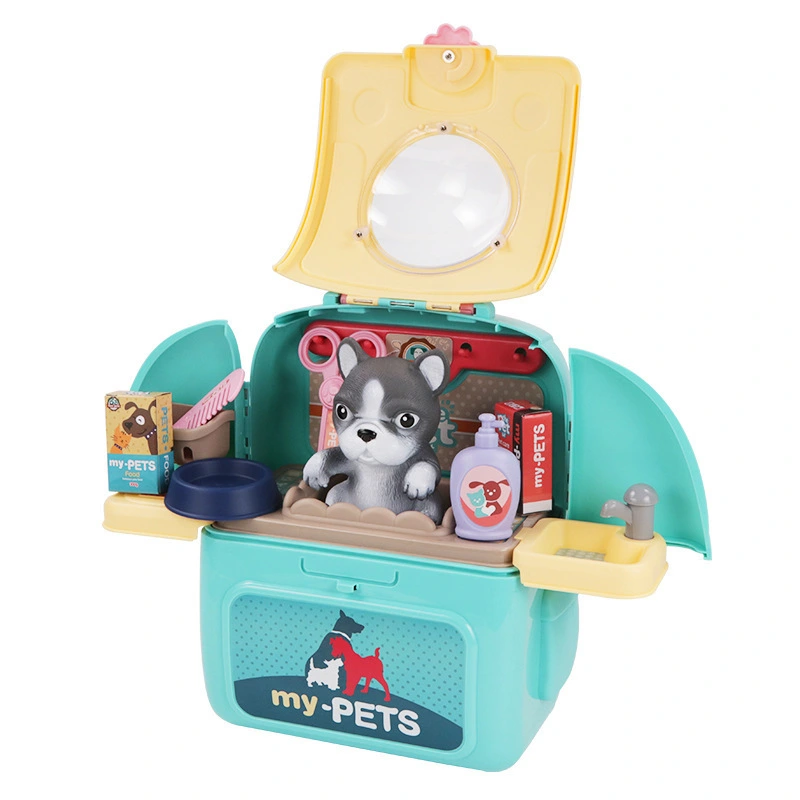 Simulation Cartoon Cat and Dog Two-In-One Space Bag Xiongcheng Toy