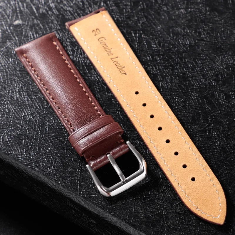 Compatible with Apple , Needle grain leather strap