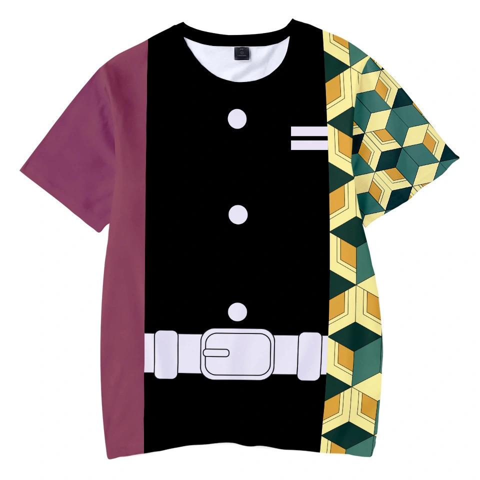 3D Digital Printing Kids Short-sleeved T-shirt Quick Drying