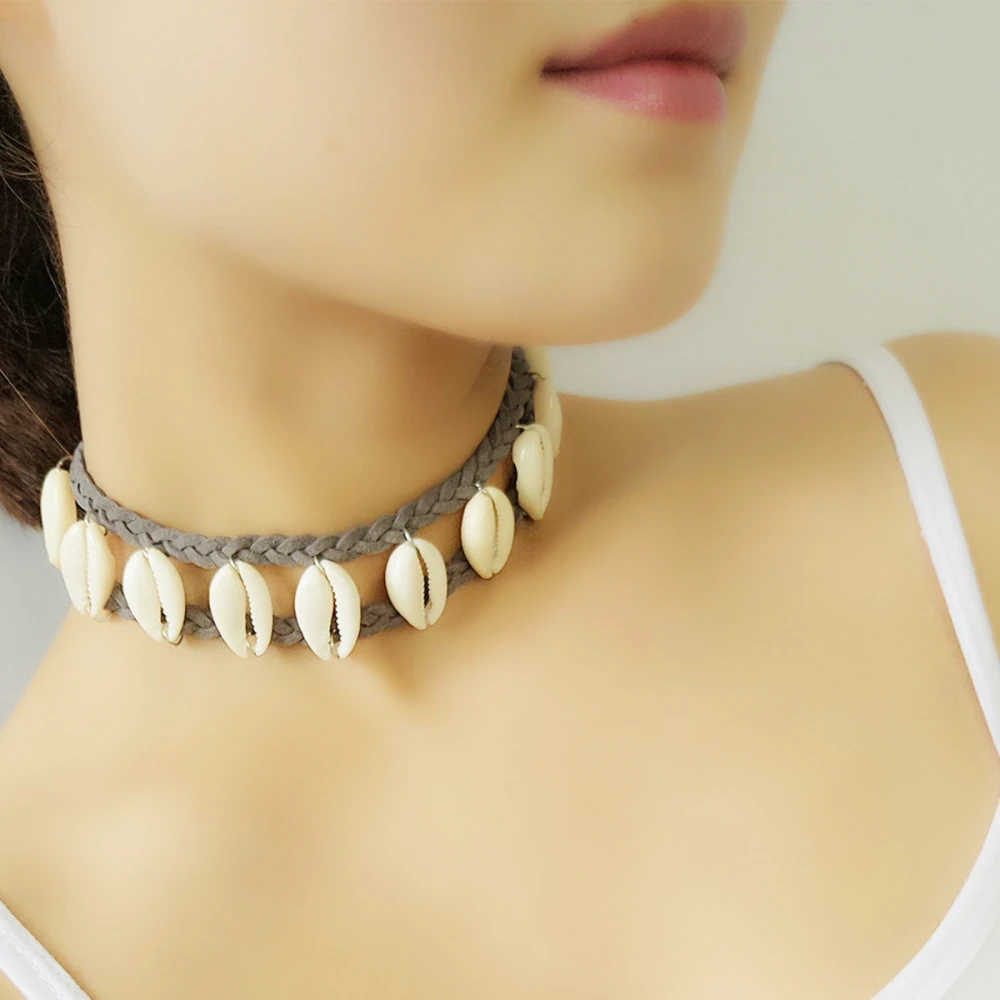 Natural shell necklace