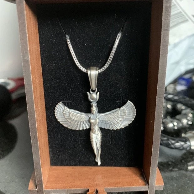 Alloy Wing Shape Angel Wing Pendant Necklace