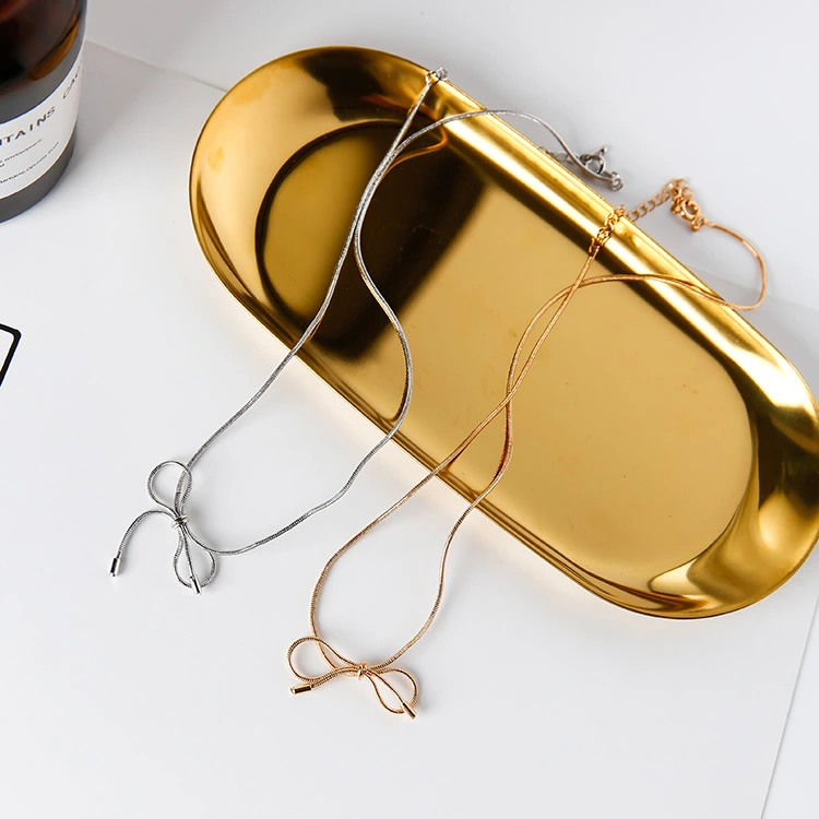 Bow Necklace Short Female Necklace Clavicle Korean Thin Collar Choker
