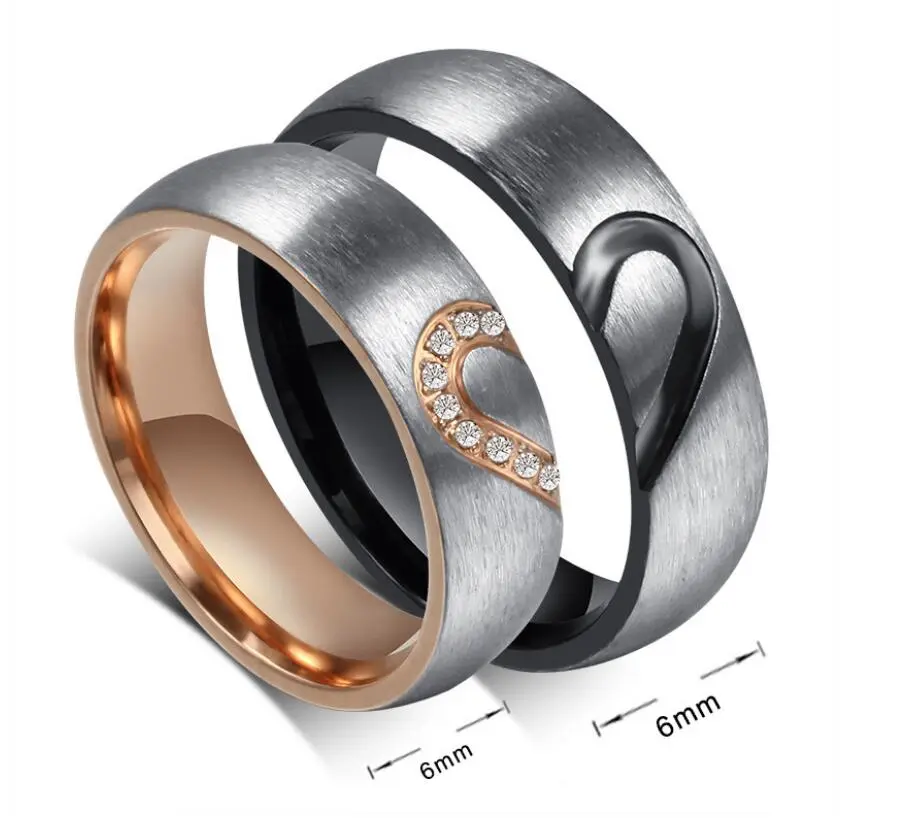 Two Hearts One Love Ring Set