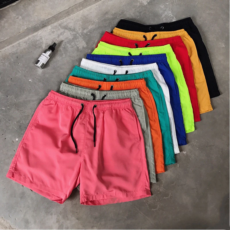 Summer Men's Casual Candy 5 Men's 10 Color Beach Pants