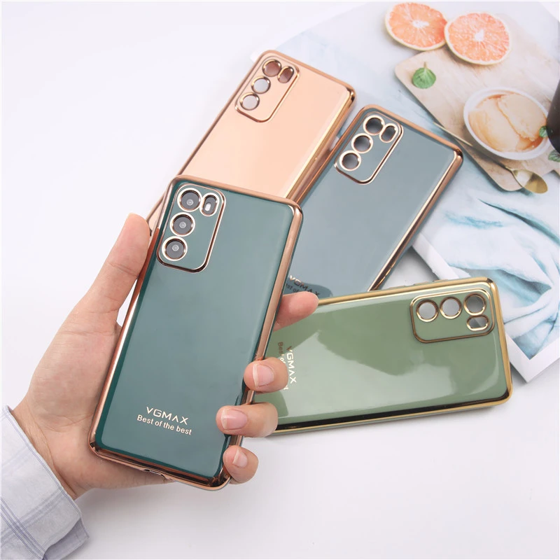 Electroplating tpu silicone phone case